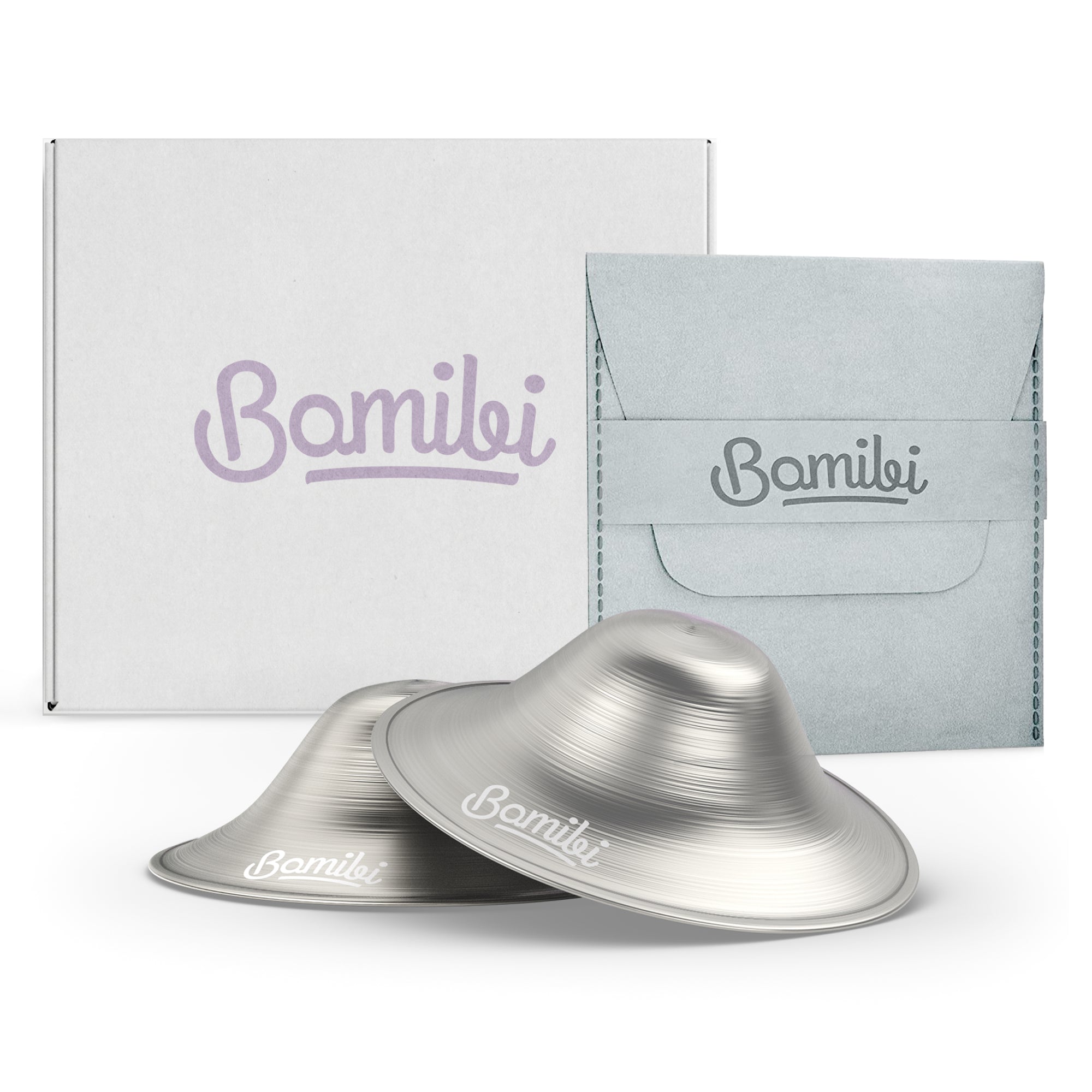 Bamibi Silver Nursing Cups - 999 Silver